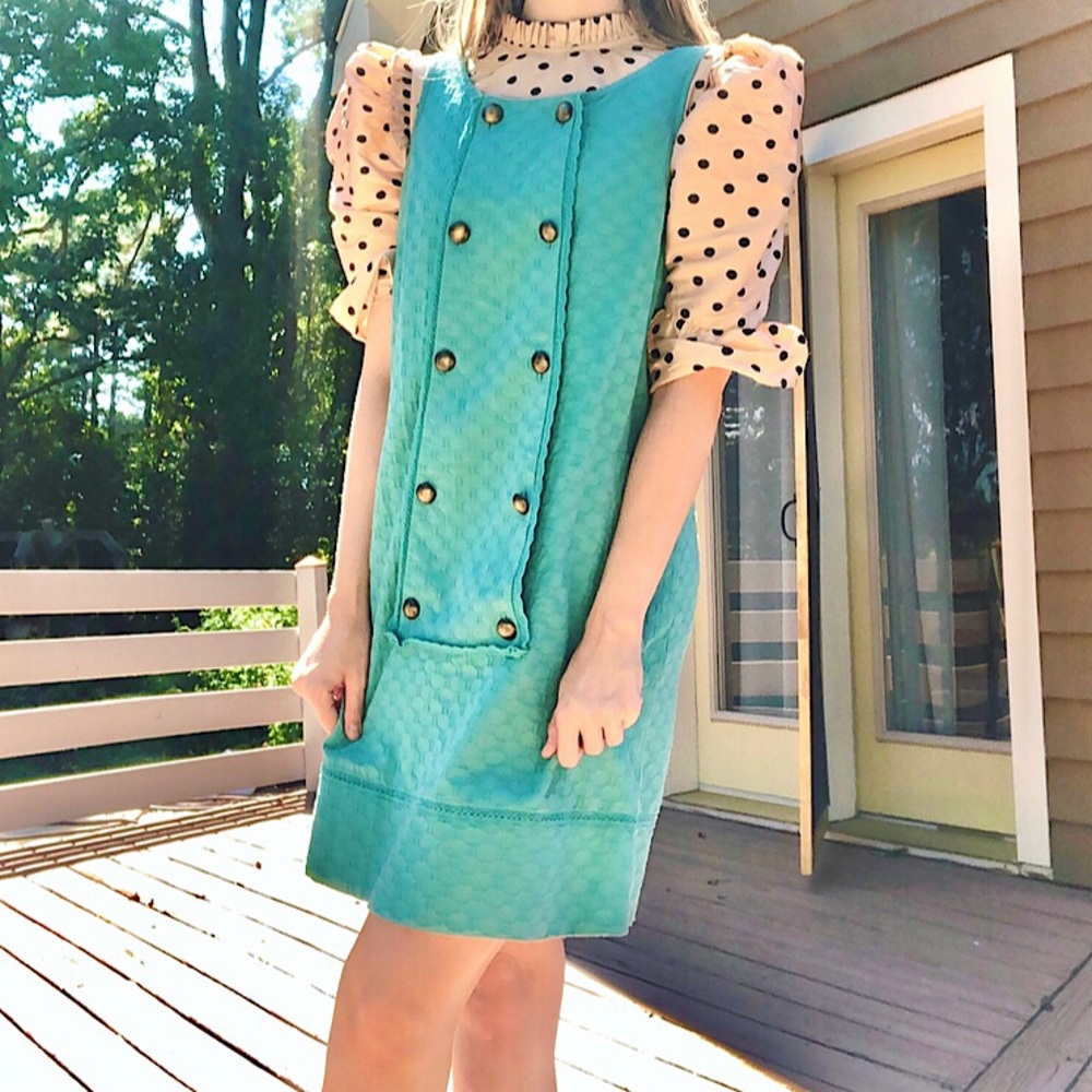 SOLD - Anthropologie Pinafore Smock Dress 👗
